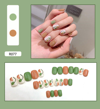 Uñas Postizas Decoradas Removibles - Parches de Diseño Nail Art - Image 36