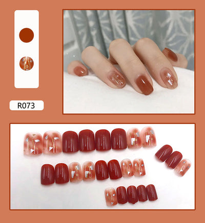 Uñas Postizas Decoradas Removibles - Parches de Diseño Nail Art - Image 32