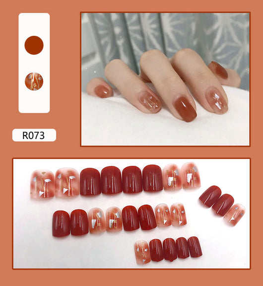 Uñas Postizas Decoradas Removibles - Parches de Diseño Nail Art - Image 32