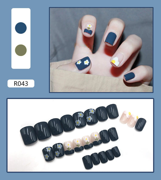 Uñas Postizas Decoradas Removibles - Parches de Diseño Nail Art - Image 3