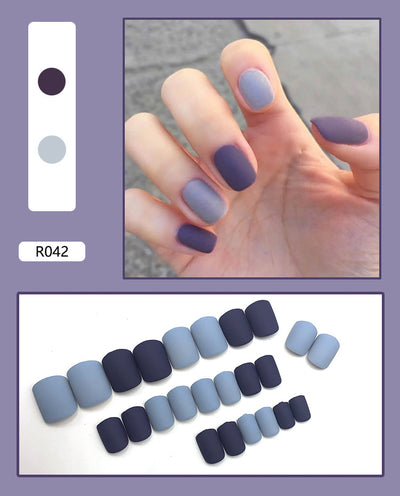 Uñas Postizas Decoradas Removibles - Parches de Diseño Nail Art - Image 2