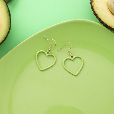 Aretes de Aguacate Floral Retro Verde Fresco - Image 16
