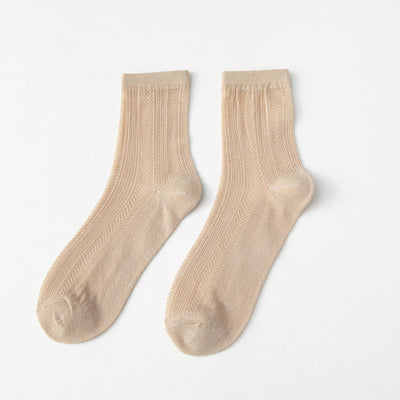 Calcetines Medianos de Malla Transpirable Verano Japoneses Calados - Image 36