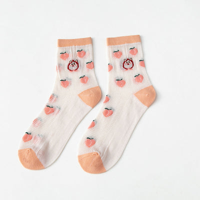 Calcetines Medianos de Malla Transpirable Verano Japoneses Calados - Image 20