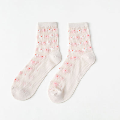 Calcetines Medianos de Malla Transpirable Verano Japoneses Calados - Image 18