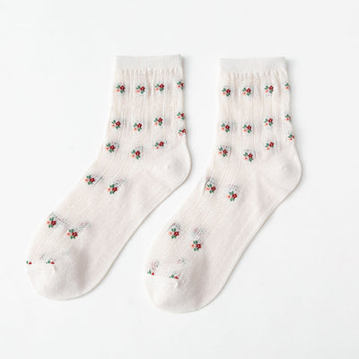 Calcetines Medianos de Malla Transpirable Verano Japoneses Calados - Image 10