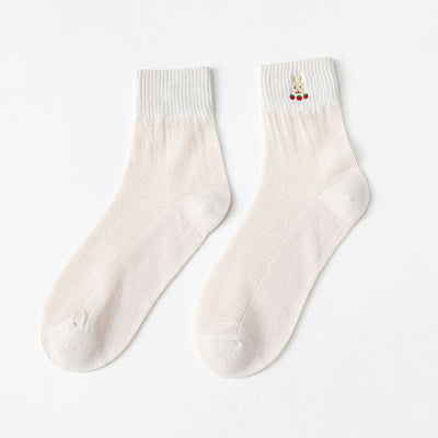 Calcetines Medianos de Malla Transpirable Verano Japoneses Calados - Image 9