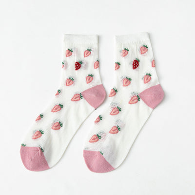 Calcetines Medianos de Malla Transpirable Verano Japoneses Calados - Image 6