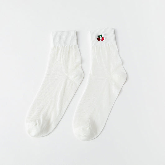 Calcetines Medianos de Malla Transpirable Verano Japoneses Calados - Image 5