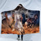 Manta Capa Infantil Toothless Dragon - Forro Polar Grueso Doble Capa para Invierno