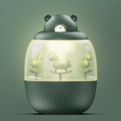 Humidificador de Niebla Fría Recargable USB con Diseño Carrusel - Image 10