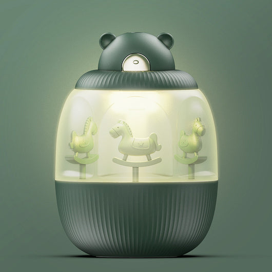 Humidificador de Niebla Fría Recargable USB con Diseño Carrusel - Image 5