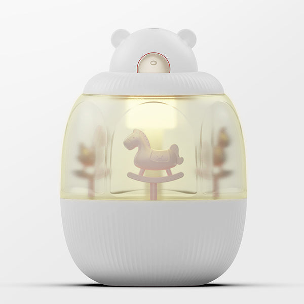 Humidificador de Niebla Fría Recargable USB con Diseño Carrusel - Image 4
