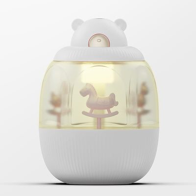 Humidificador de Niebla Fría Recargable USB con Diseño Carrusel - Image 4