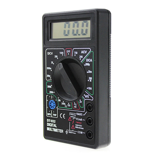 Multímetro Digital DT832 LCD - Voltímetro AC/DC Profesional - Image 10
