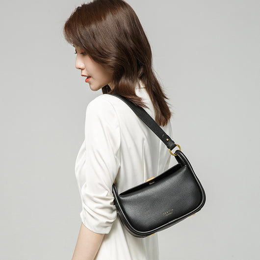 Bolso Retro de Cuero Genuino para Mujer - Diseño Almohada Clásico - Image 9