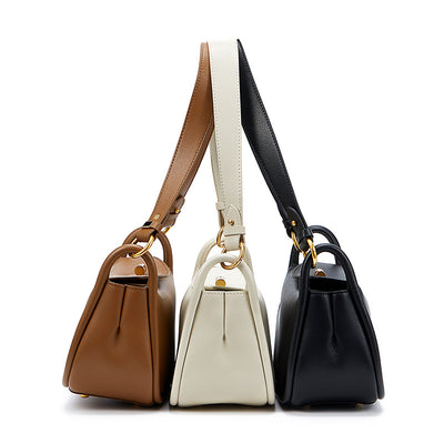 Bolso Retro de Cuero Genuino para Mujer - Diseño Almohada Clásico - Image 10