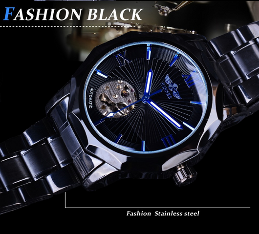 Reloj Mecánico Automático Estilo Europeo Americano con Diseño Hueco para Hombre - Image 9