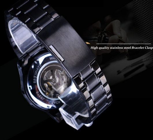 Reloj Mecánico Automático Estilo Europeo Americano con Diseño Hueco para Hombre - Image 11