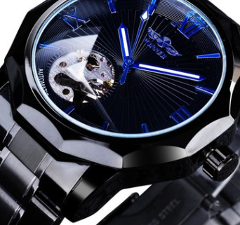 Reloj Mecánico Automático Estilo Europeo Americano con Diseño Hueco para Hombre - Image 4