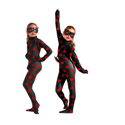 Disfraz Lady Noir Carnaval - Jumpsuit Heroína para Niñas - Image 21