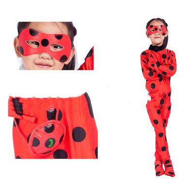 Disfraz Lady Noir Carnaval - Jumpsuit Heroína para Niñas - Image 6
