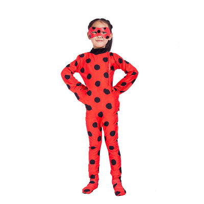 Disfraz Lady Noir Carnaval - Jumpsuit Heroína para Niñas - Image 2