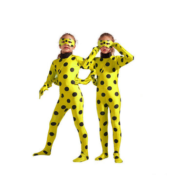 Disfraz Lady Noir Carnaval - Jumpsuit Heroína para Niñas - Image 8