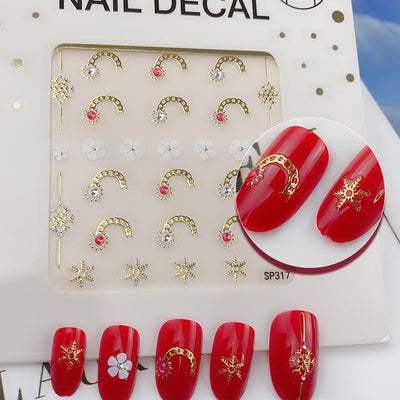 Calcomanías de Uñas 3D Diamante Imitación con Efecto Bronceado - Image 20