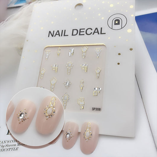 Calcomanías de Uñas 3D Diamante Imitación con Efecto Bronceado - Image 11