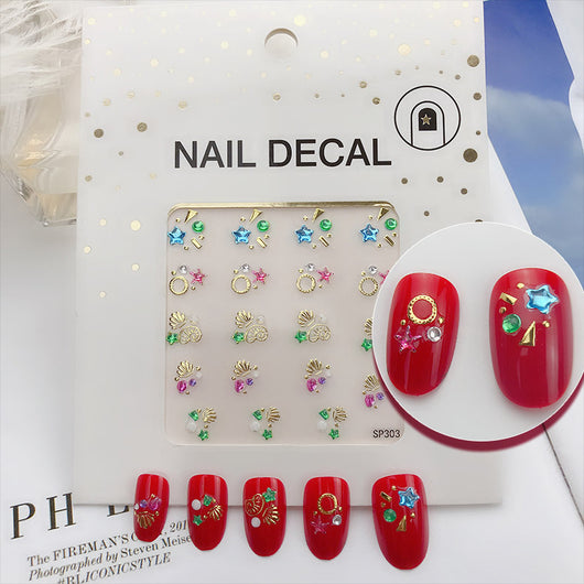 Calcomanías de Uñas 3D Diamante Imitación con Efecto Bronceado - Image 6