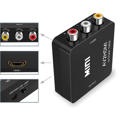 Convertidor Mini AV a HDMI - Conversor de Video HD Portátil - Image 9