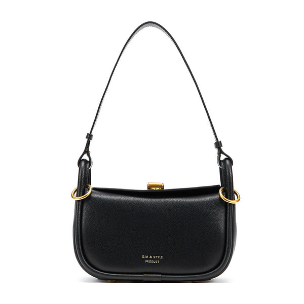 Bolso Retro de Cuero Genuino para Mujer - Diseño Almohada Clásico