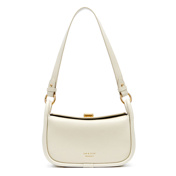 Bolso Retro de Cuero Genuino para Mujer - Diseño Almohada Clásico
