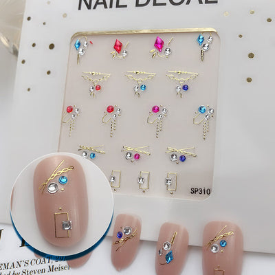 Calcomanías de Uñas 3D Diamante Imitación con Efecto Bronceado - Image 13