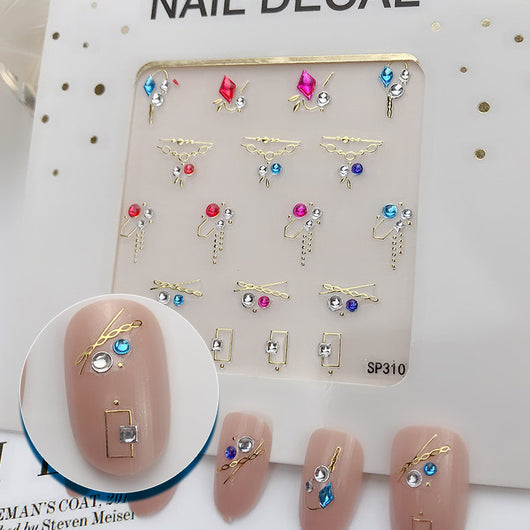 Calcomanías de Uñas 3D Diamante Imitación con Efecto Bronceado - Image 13