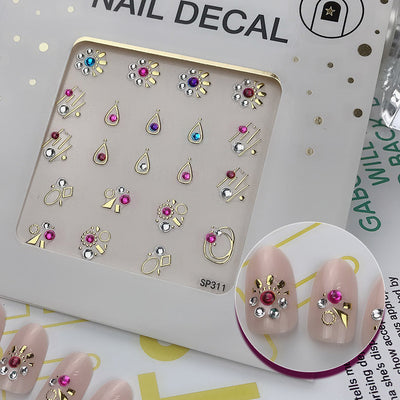 Calcomanías de Uñas 3D Diamante Imitación con Efecto Bronceado - Image 14