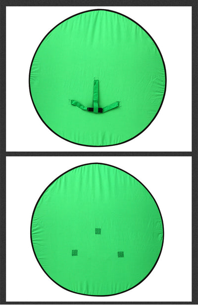 Reflector Circular Plegable con Fondo de Pantalla Verde para Fotografía en Vivo - Image 16