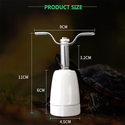 Portalámpara Cerámico para Reptiles E27 400W con UVA/UVB - Image 6