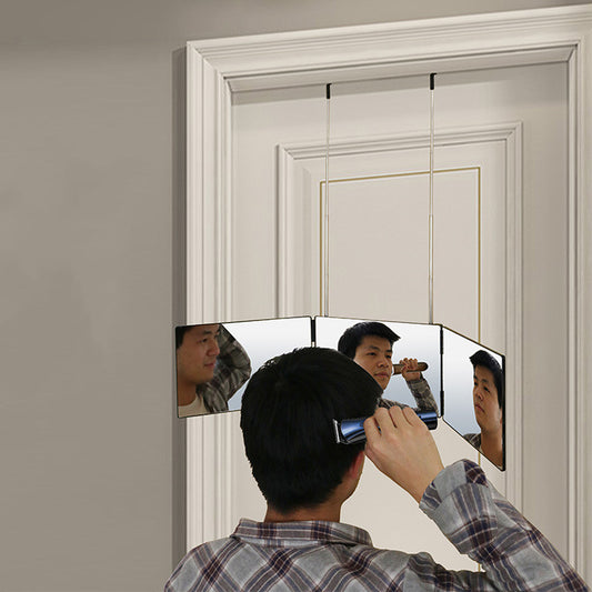 Espejo Colgante Telescópico Ajustable de Tres Caras - Image 2