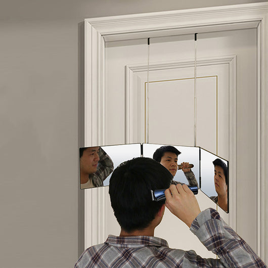 Espejo Colgante Telescópico Ajustable de Tres Caras - Image 2