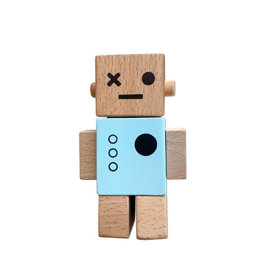 Robot de Madera Articulado Nórdico para Habitación Infantil - Image 8