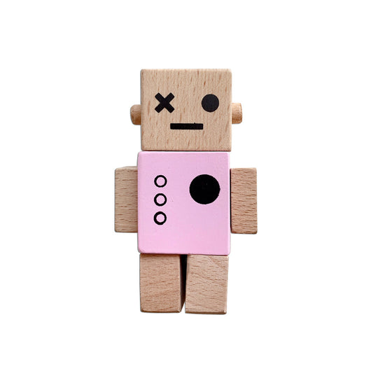 Robot de Madera Articulado Nórdico para Habitación Infantil - Image 4