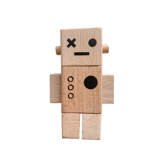 Robot de Madera Articulado Nórdico para Habitación Infantil - Image 5