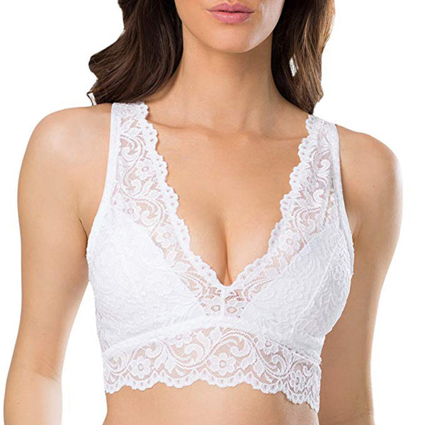 Sujetador Sexy de Encaje Transparente - Diseño Europeo Tentador - Image 5