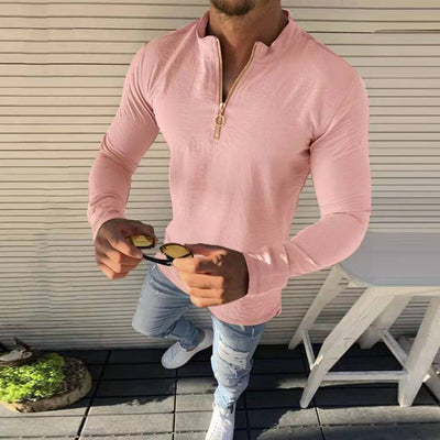 Playera de Manga Larga con Cierre para Hombre - Image 4