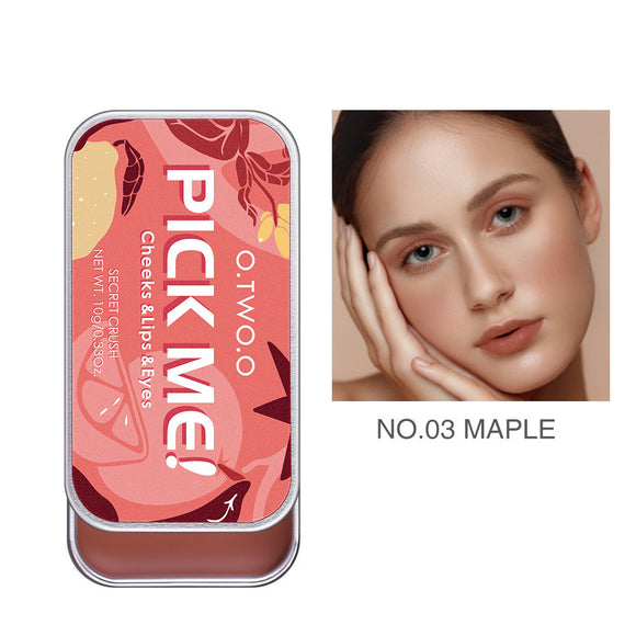 Paleta 3 en 1: Labial, Sombra y Rubor Monócromo