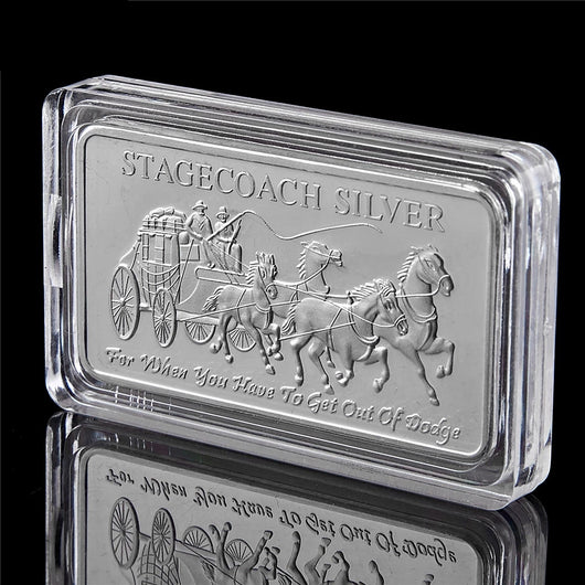 Barra de Plata Pura 999 Moneda Regional Noroeste - Diseño Diligencia - Image 11
