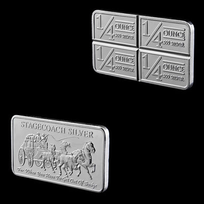 Barra de Plata Pura 999 Moneda Regional Noroeste - Diseño Diligencia - Image 3