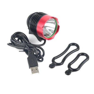 Luz Frontal LED USB para Bicicleta de Montaña - Potencia Máxima L2 - Image 7